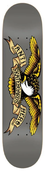 ANTIHERO Planche Classic Eagle Grey 8.25 x 32 Skateboard