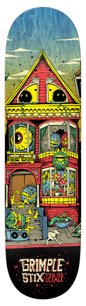 Antihero Deck Grimple Victorians Gerwer 8.25 x 31.5