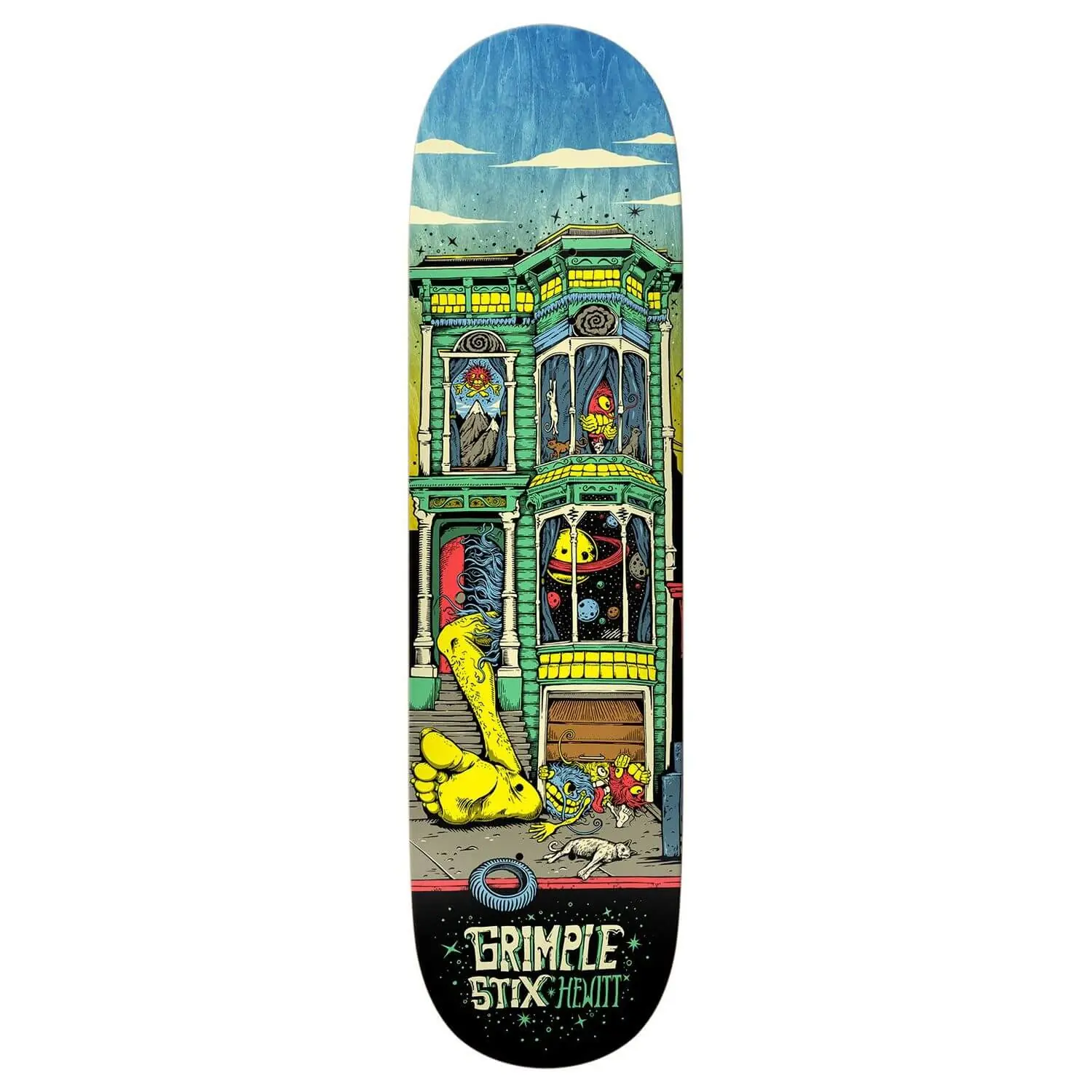 Antihero Deck Grimple Victorians Hewitt 8.5 x 31.75