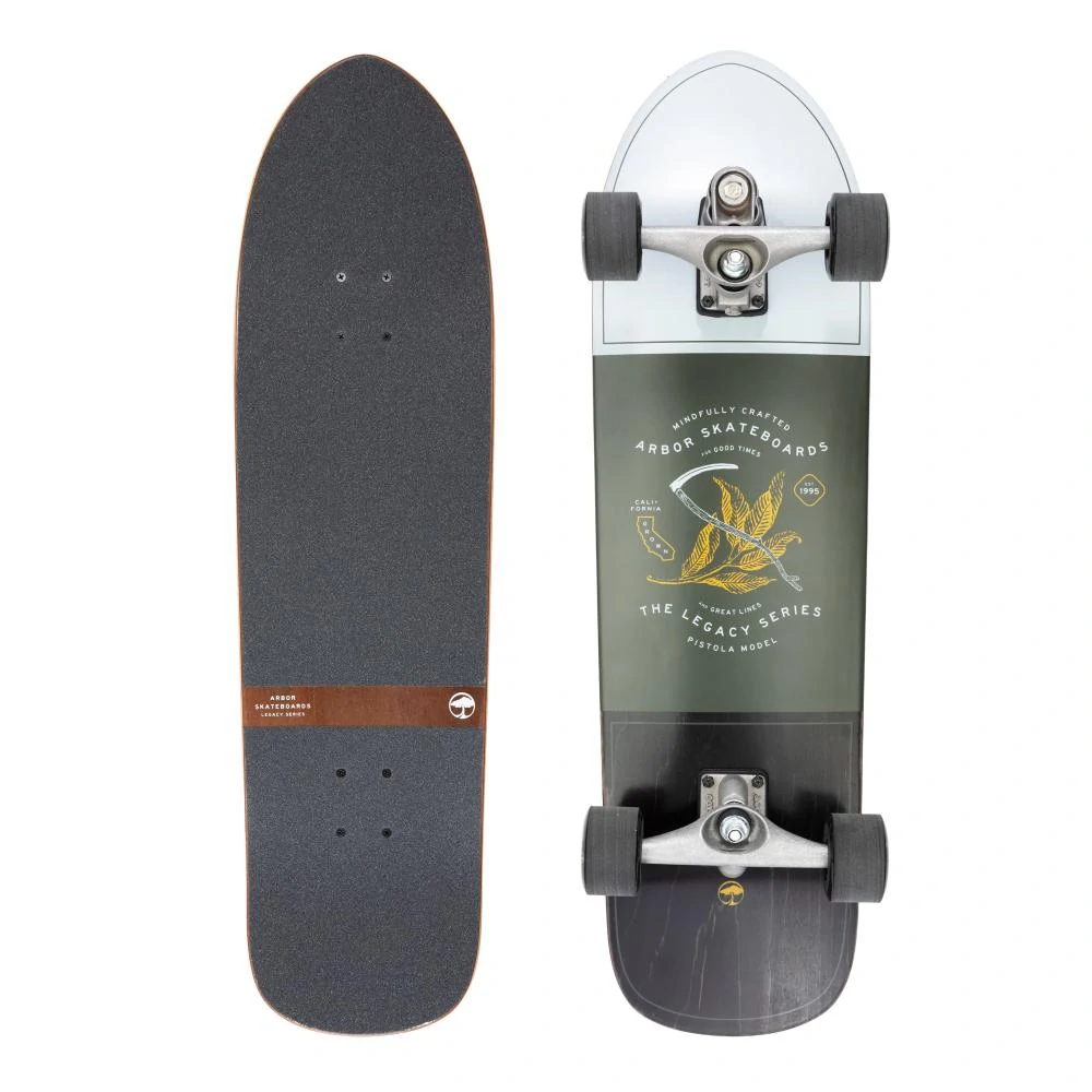 Surfskate Arbor Legacy Pistola 33,5" x Carver C7 – Carving Fluide | Érable FSC