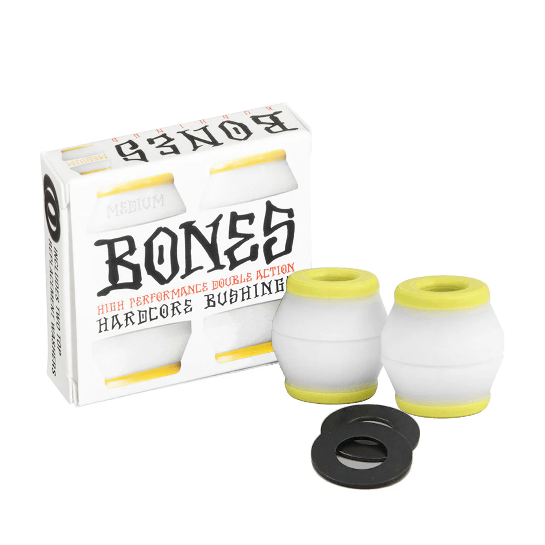 Bushings BONES Medium White – Équilibre parfait et réactivité