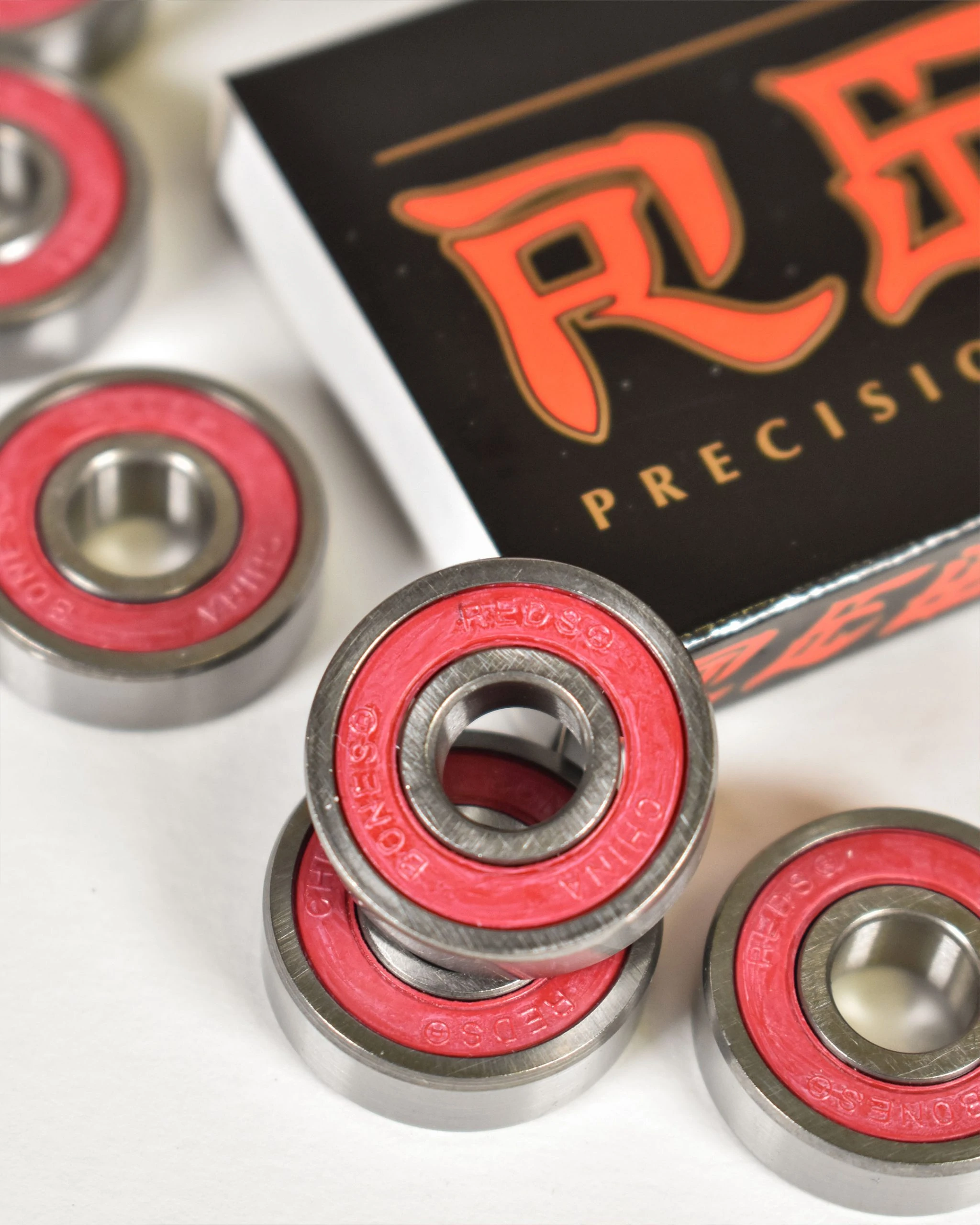 ROULEMENTS (JEU DE 8) REDS
