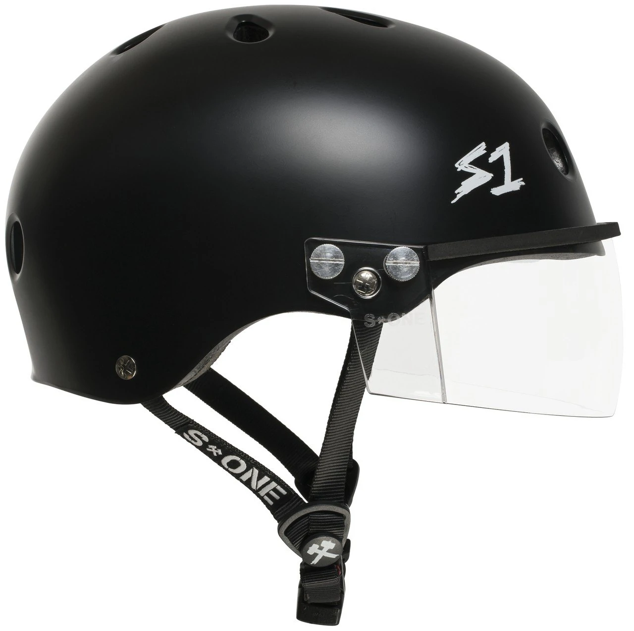 S-One Lifer Visière – Casque Matte Black sécurisé