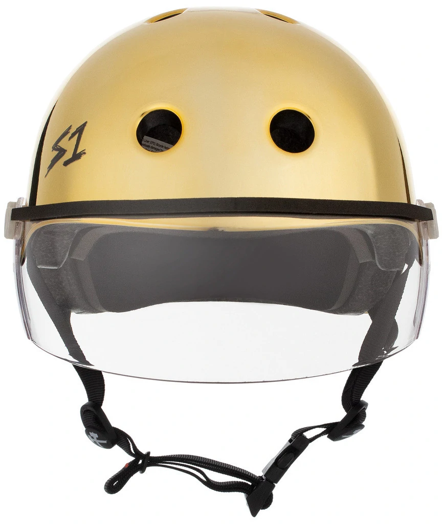 S-One Lifer Visière – Casque Mirror Gold certifié