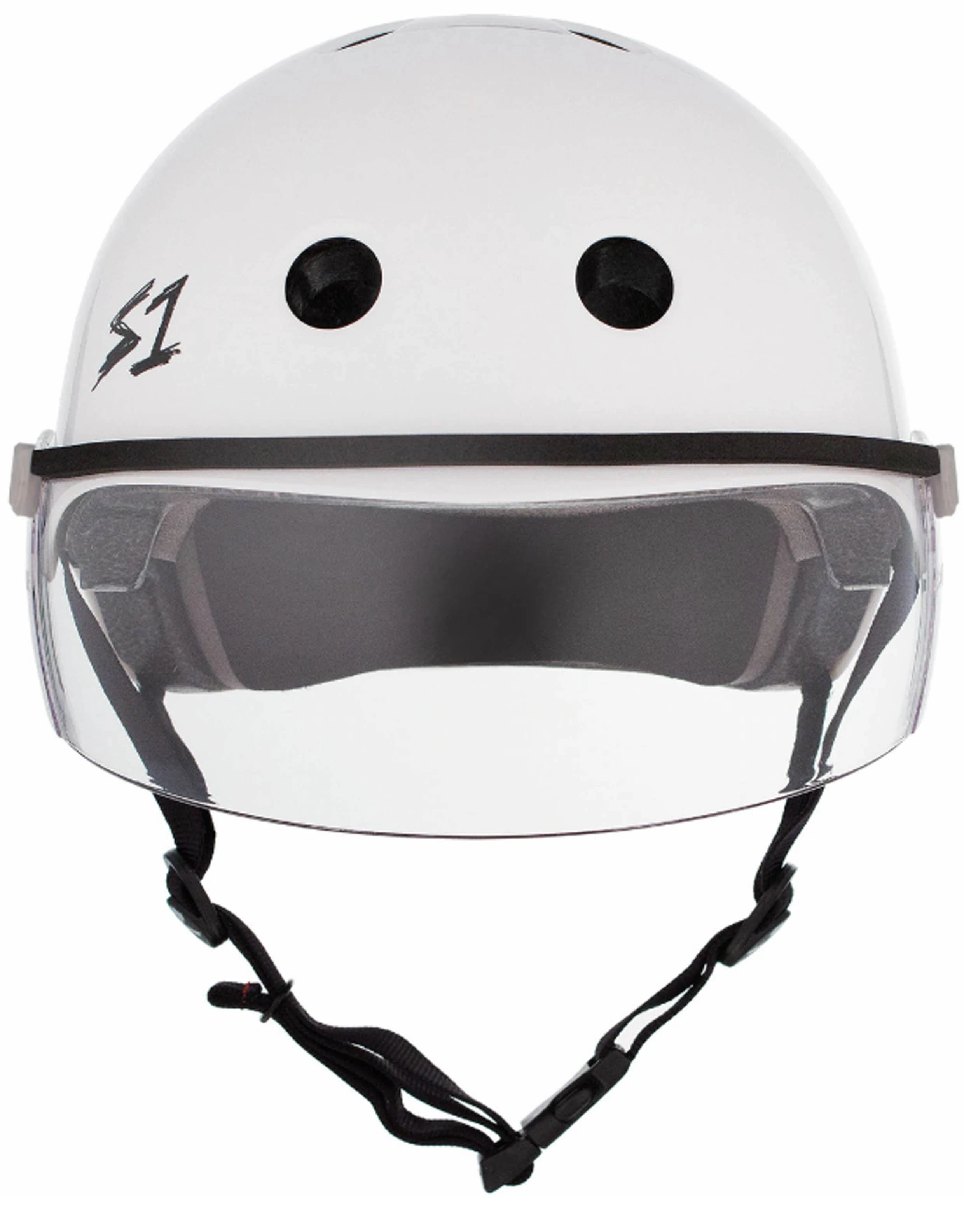 S-One Lifer Visière – White Gloss | Casque certifié