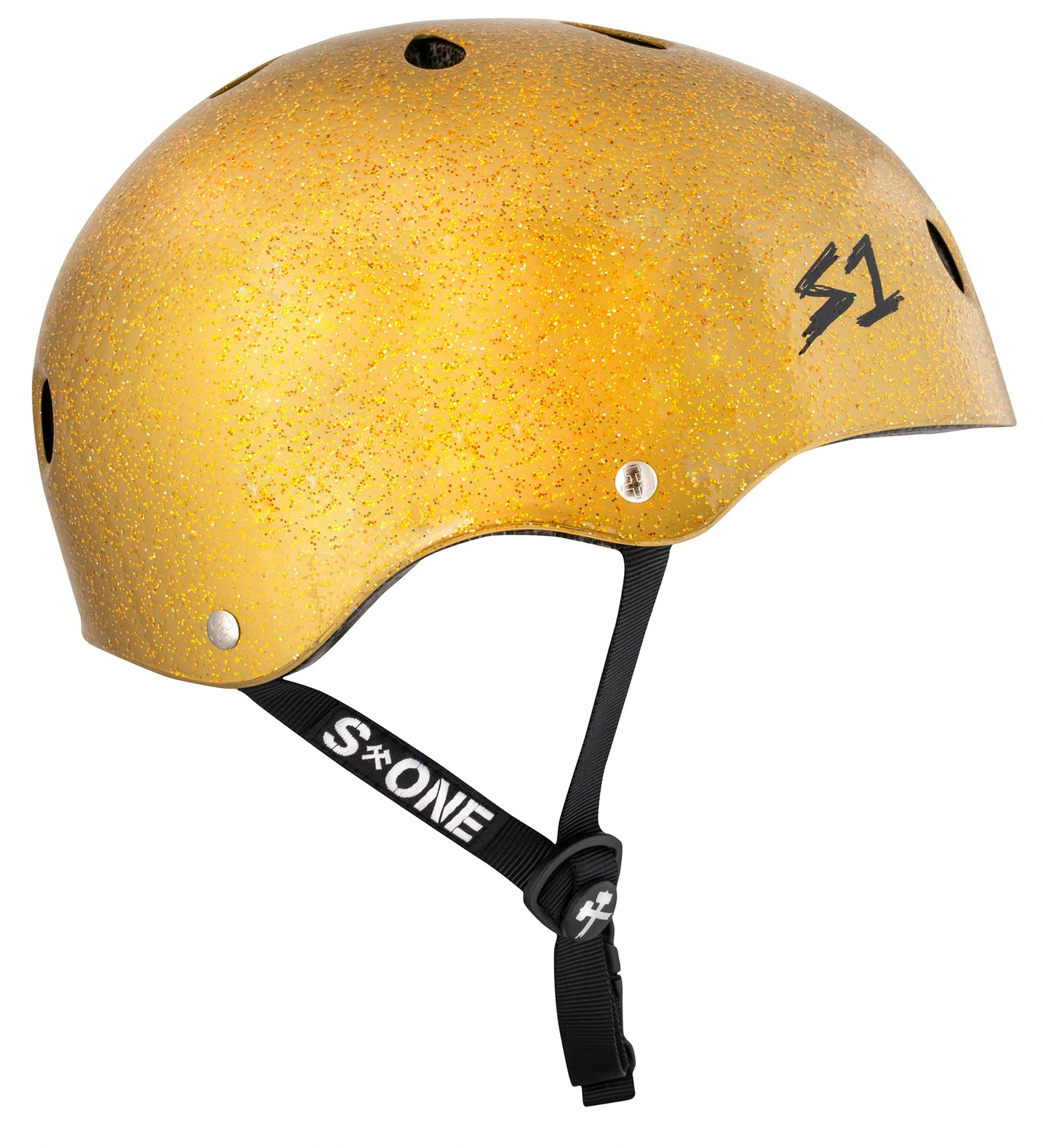 S-ONE V2 Lifer – Casque Glitter Gold certifié CPSC