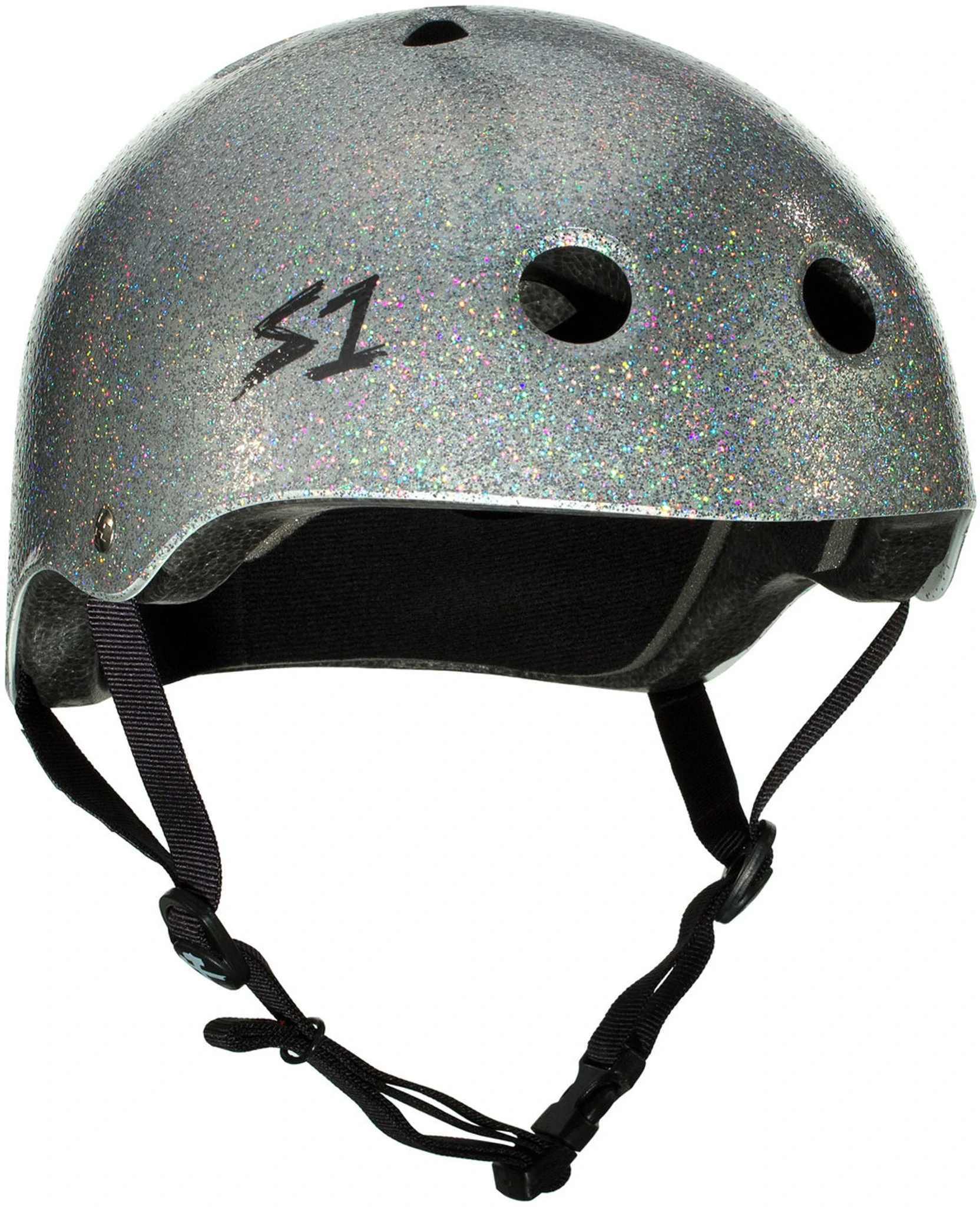 S-ONE V2 Lifer – Casque Glitter Silver certifié CPSC
