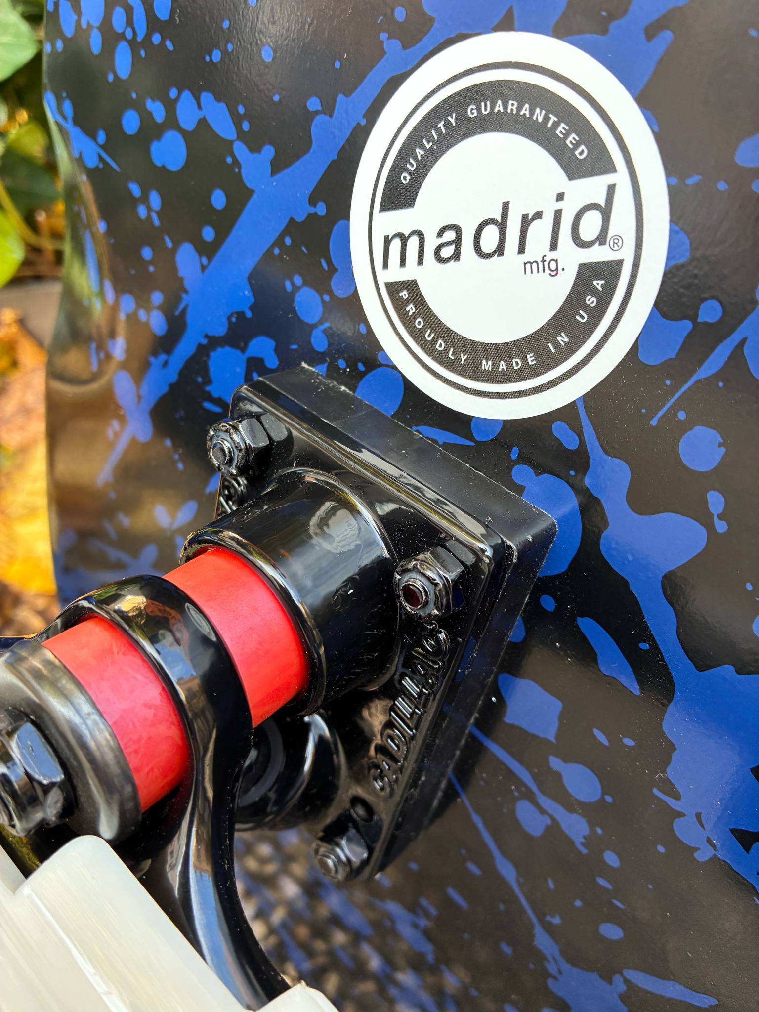 MADRID X RETOUR VERS LE FUTUR SKATEBOARD VALTERRA BLUE