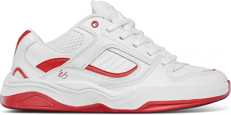 éS TJ Rogers White Red – Chaussures de Skate & Style