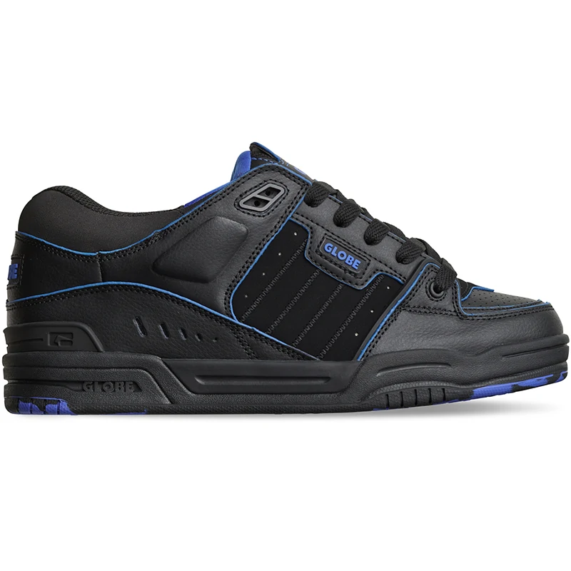 GLOBE FUSION - Chaussures Skate Black Blue Mosaic