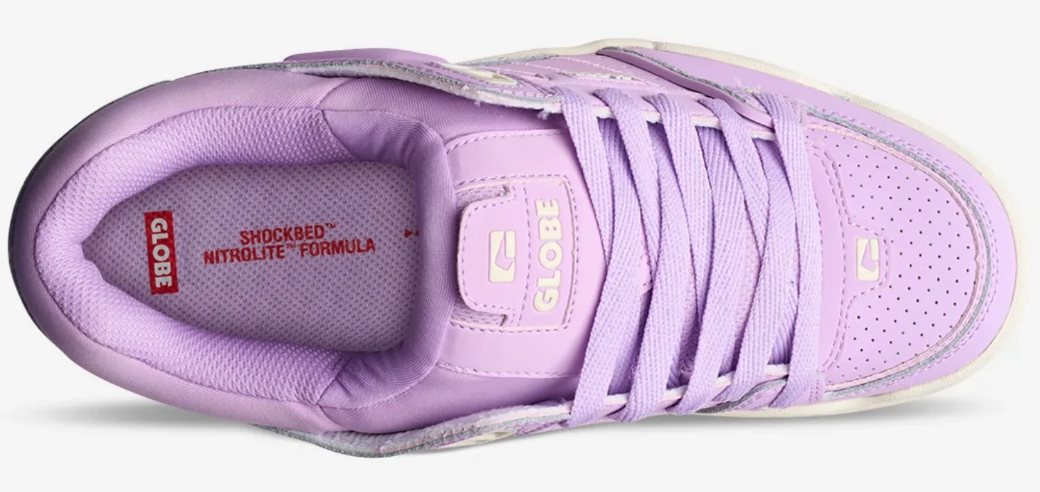 GLOBE Fusion Lilac/Cream â Chaussures skate robustes