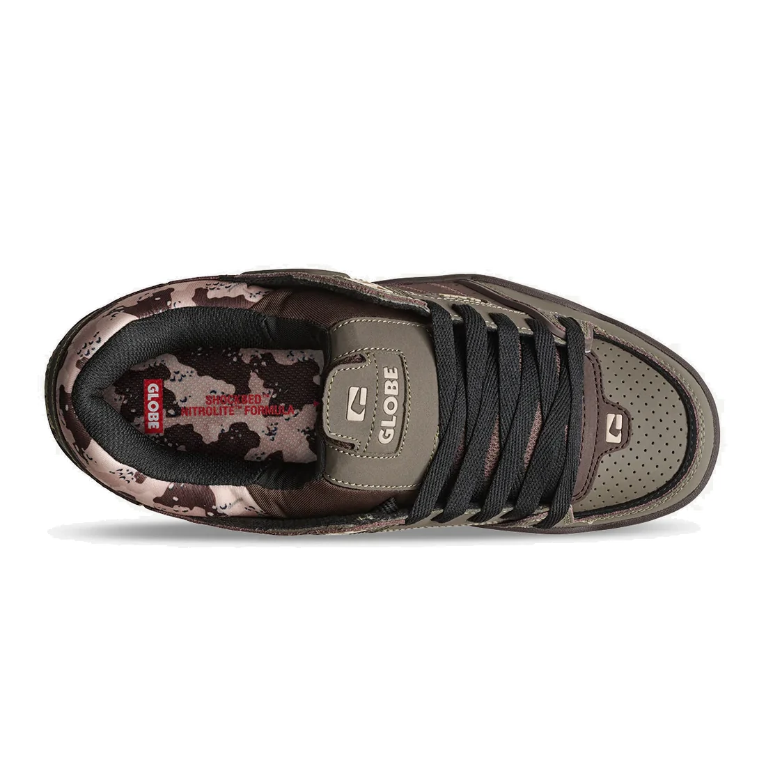 GLOBE Fusion Mud/Camo – Skate shoes robustes & stylées