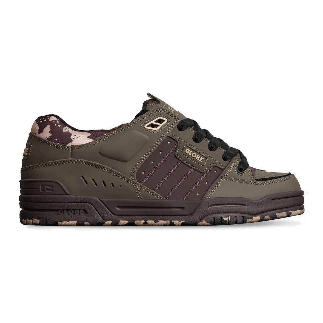 GLOBE Fusion Mud/Camo – Skate shoes robustes & stylées