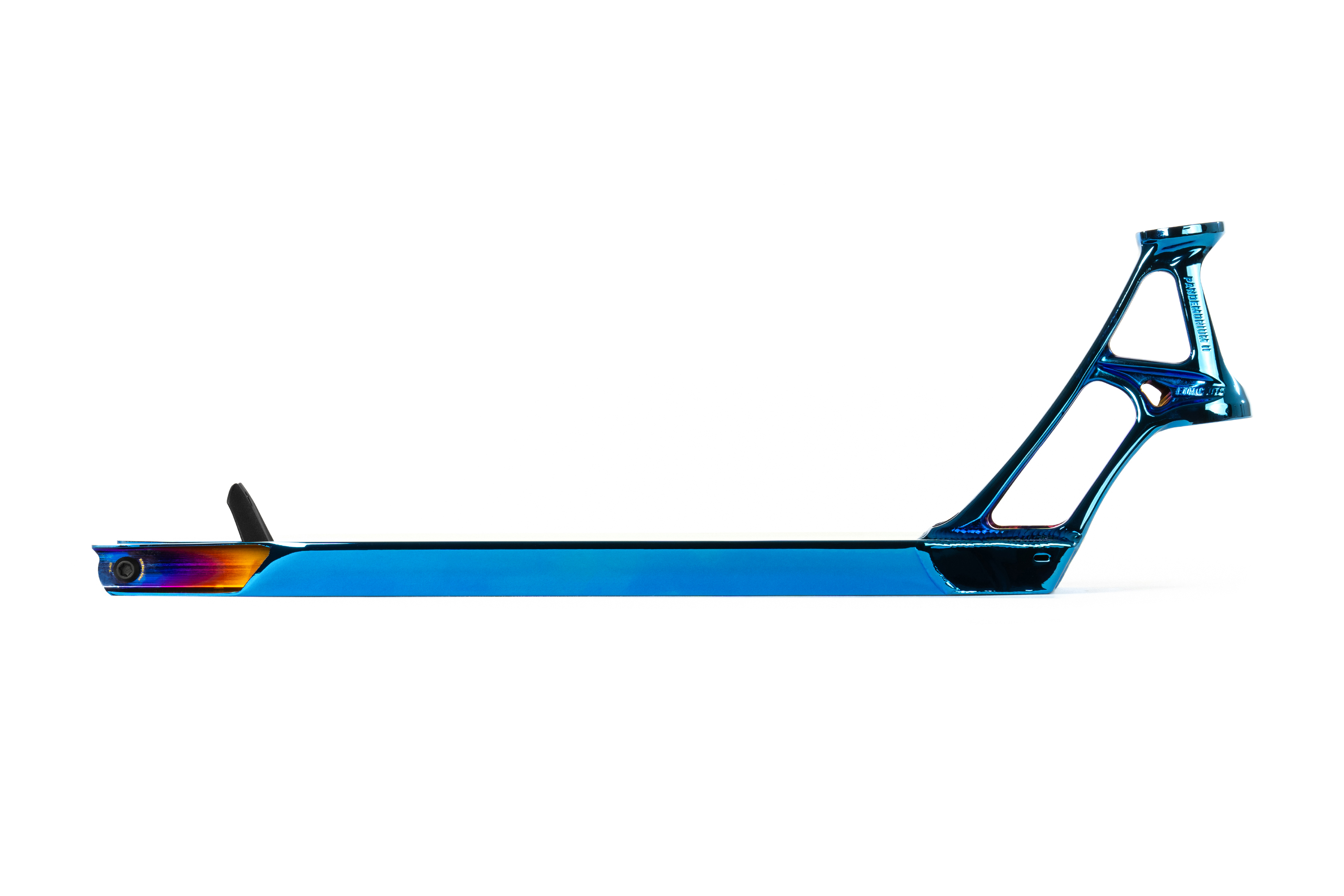 Ethic DTC Pandemonium V2 — Deck Trottinette Freestyle Bleu Chrome