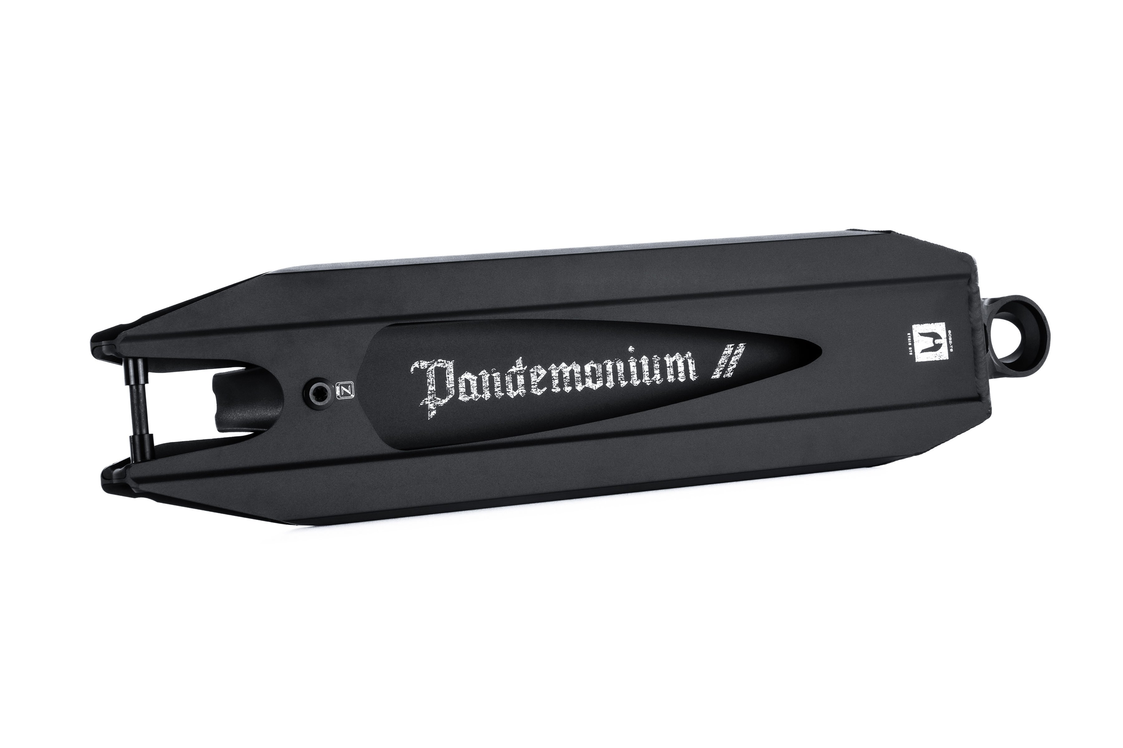 Ethic DTC Pandemonium V2 — Deck Trottinette Freestyle Noir