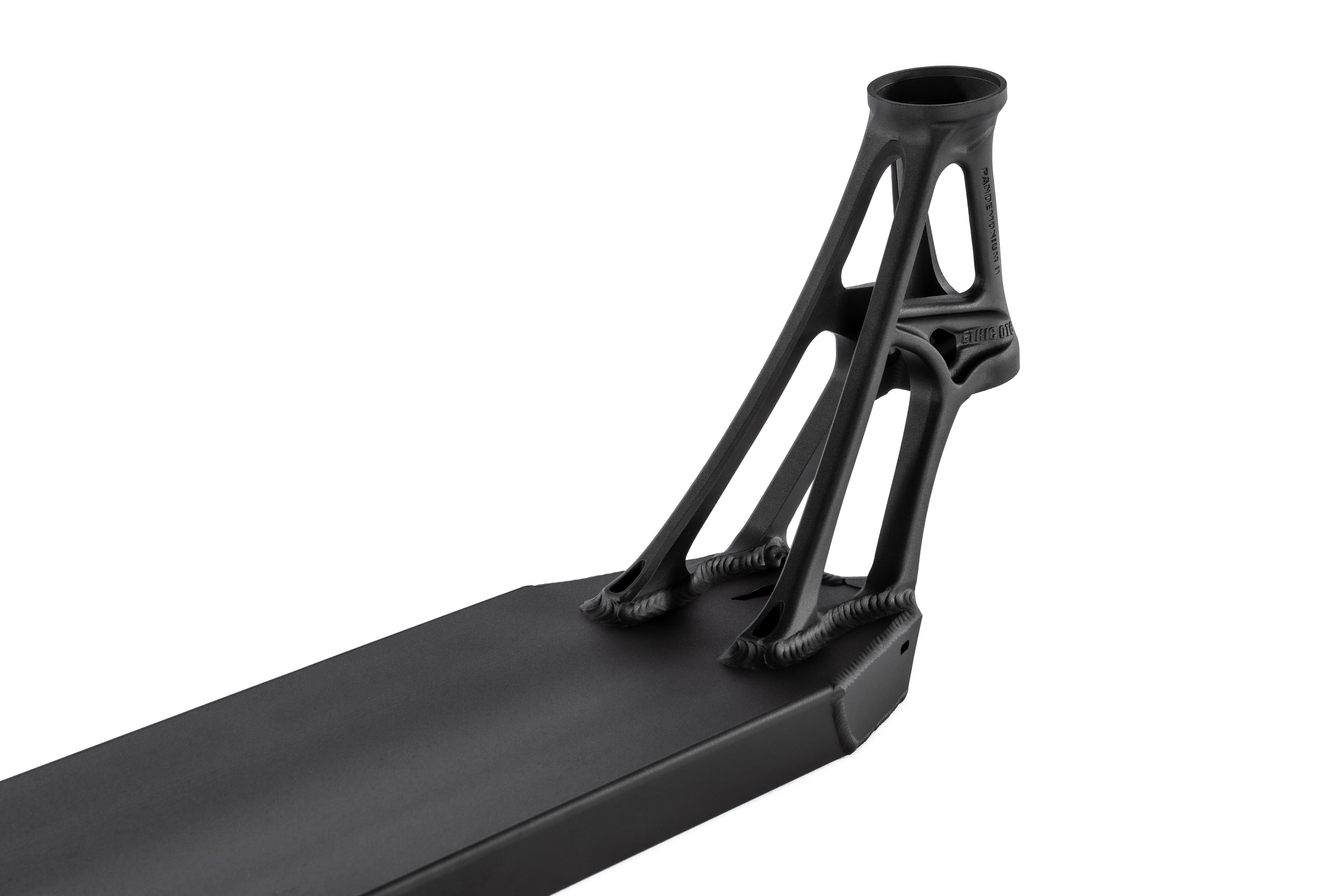 Ethic DTC Pandemonium V2 — Deck Trottinette Freestyle Noir