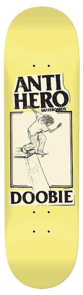 ANTIHERO Doobie Lance 8.75" â Deck Skateboard Cream