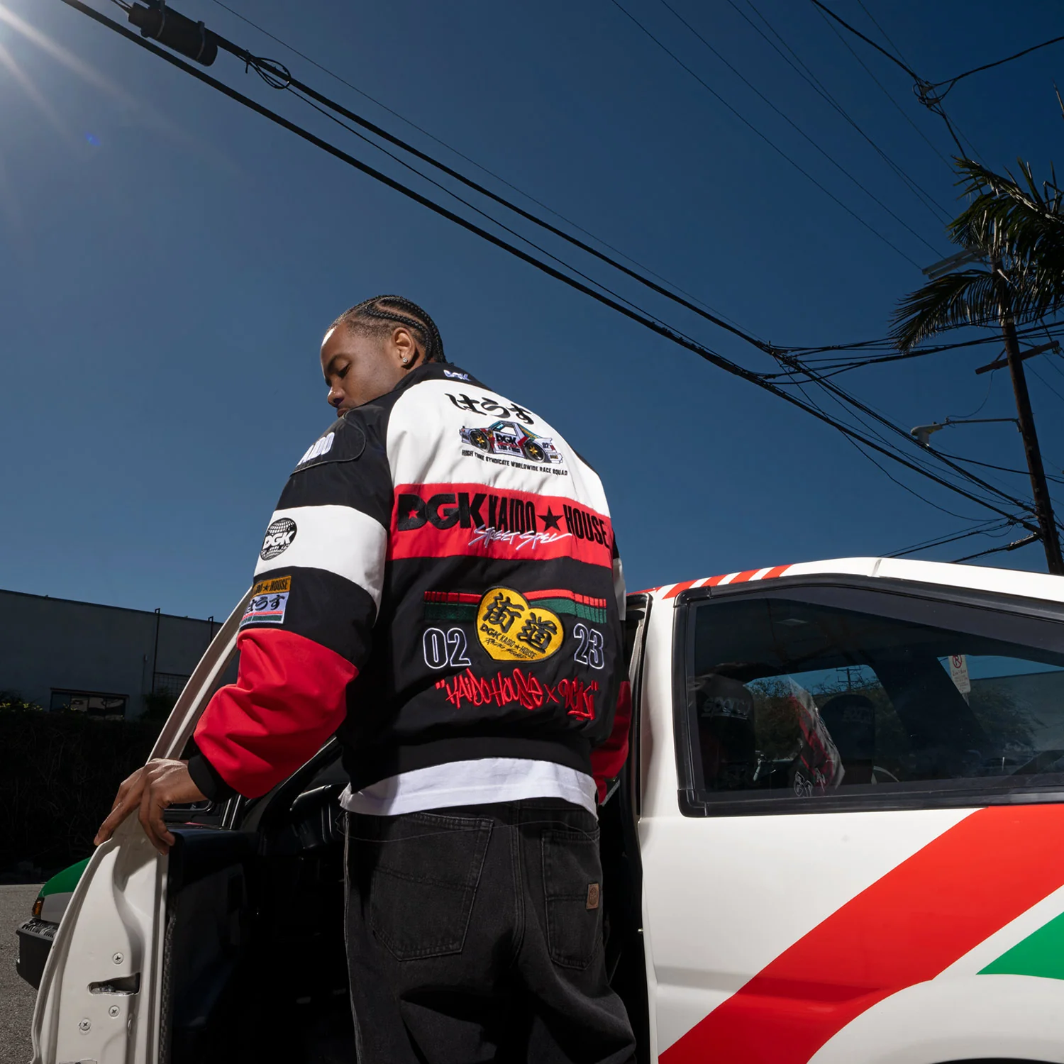 DGK x Kaido House Camber Racing Jacket — Veste Skateboard Multi