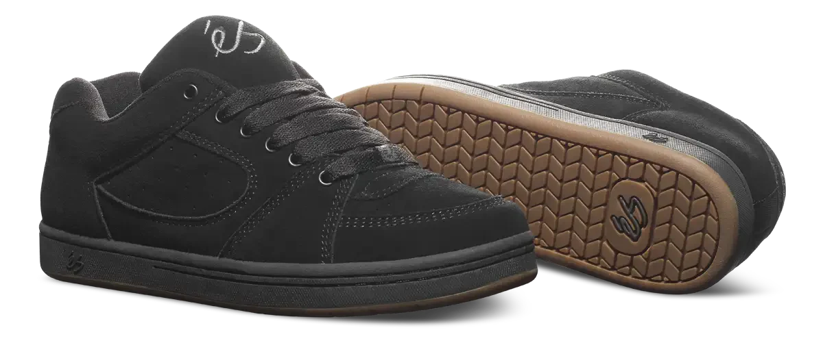 éS ACCEL OG Black – L’icône intemporelle du skate