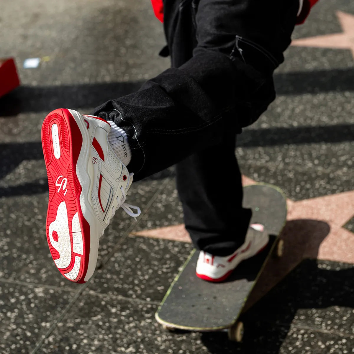 éS TJ Rogers White Red – Chaussures de Skate & Style