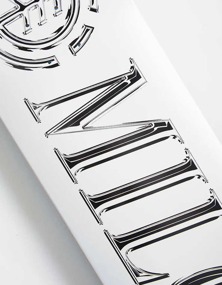 ELEMENT Chrome Vincent Milou White Chrome 8.0" – Plateau de Skate Pro Model