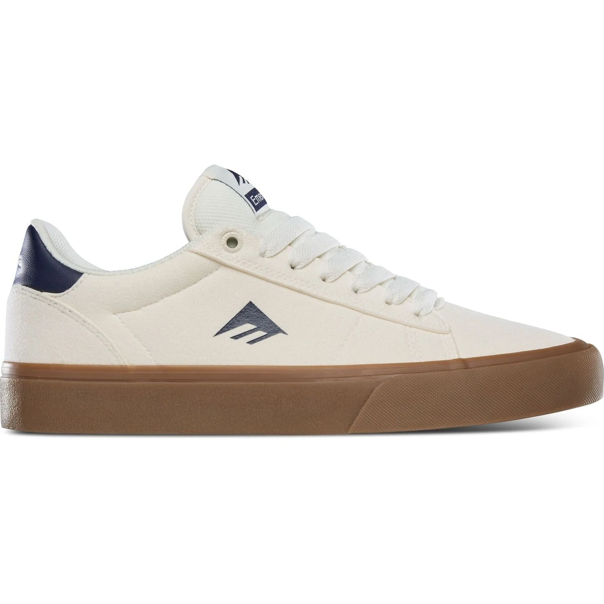 Emerica Moca White Gum – Chaussures de Skate Blanches Semelle Gomme | Boardfeel & Style