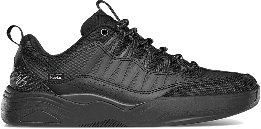 éS Imprint Kevlar Black Black – Chaussures de Skate Ultra Résistantes | Kevlar & Performance