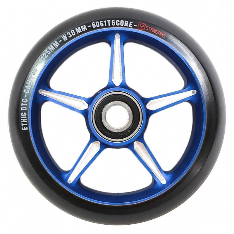 Roue Ethic DTC Calypso v1.5 125 Bleu + Roulements