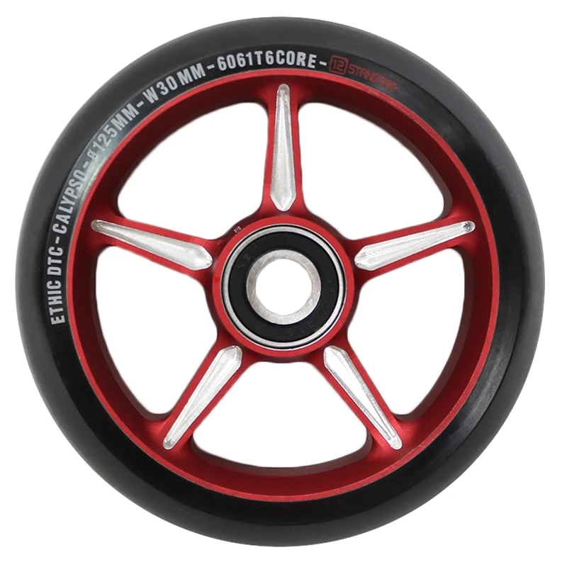 Roue Ethic DTC Calypso v1.5 125 Rouge + Roulements