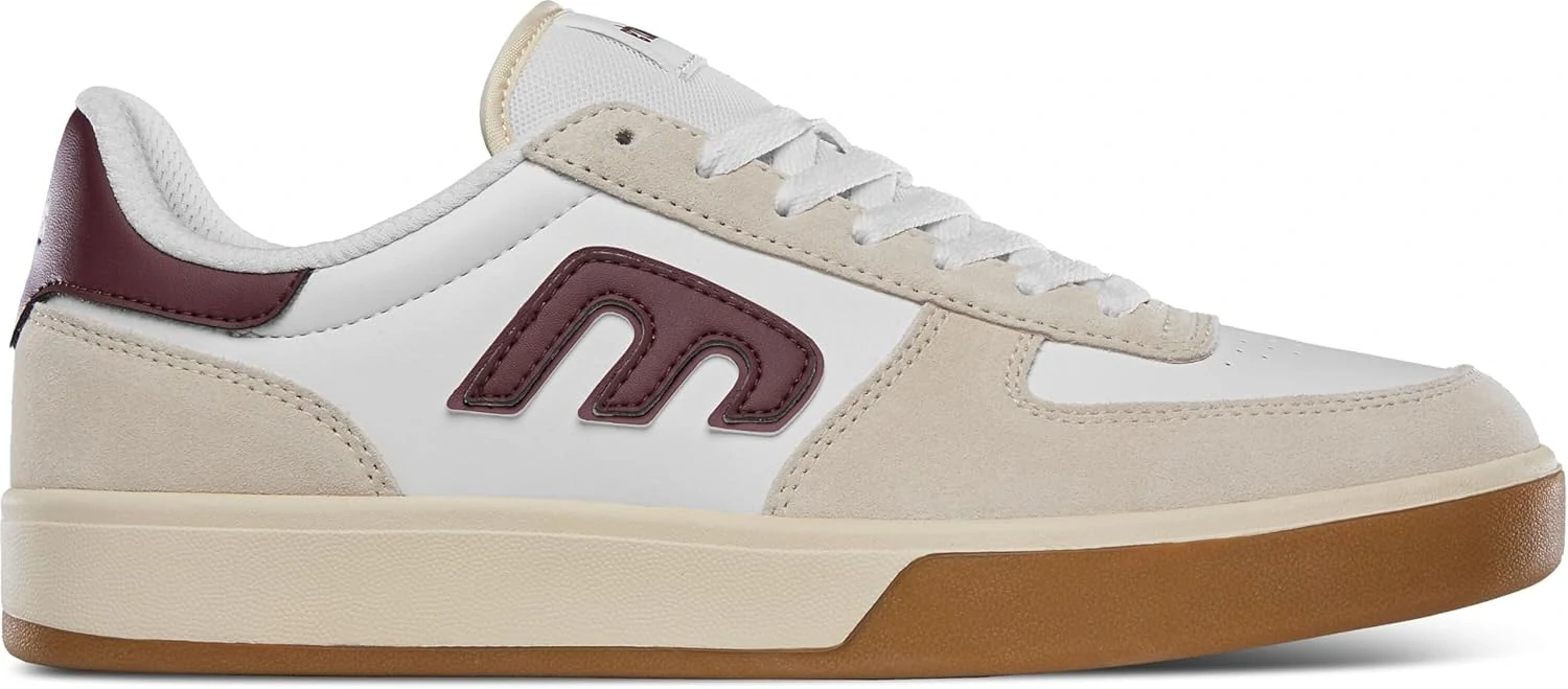 Etnies Emerson Tan White – Chaussures de Skate Beige & Blanc | Confort & Durabilité