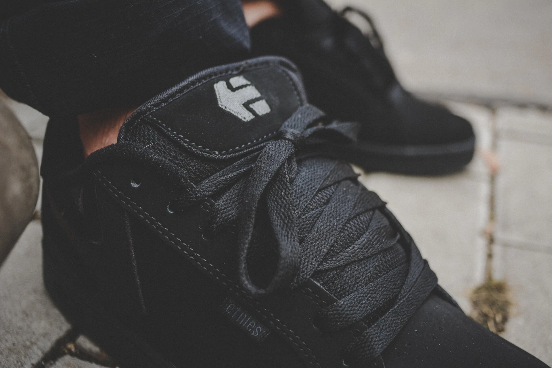 Etnies Fader Black Dirty Wash – Skate look et confort chaussure