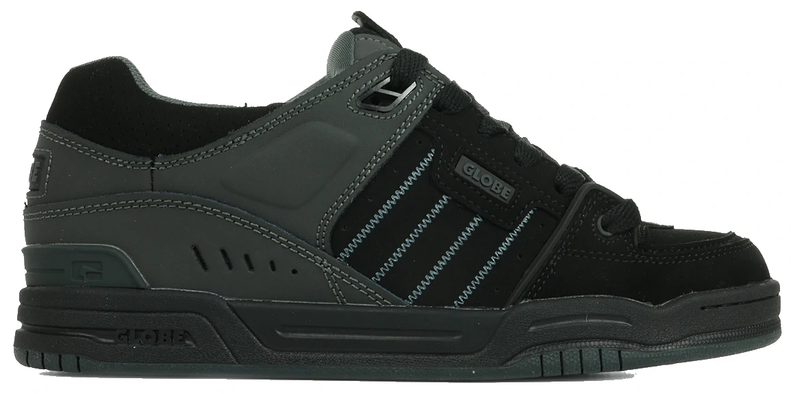 Chaussures de Skate Globe Fusion Black Night – Sneakers Skate Rembourrées & Résistantes
