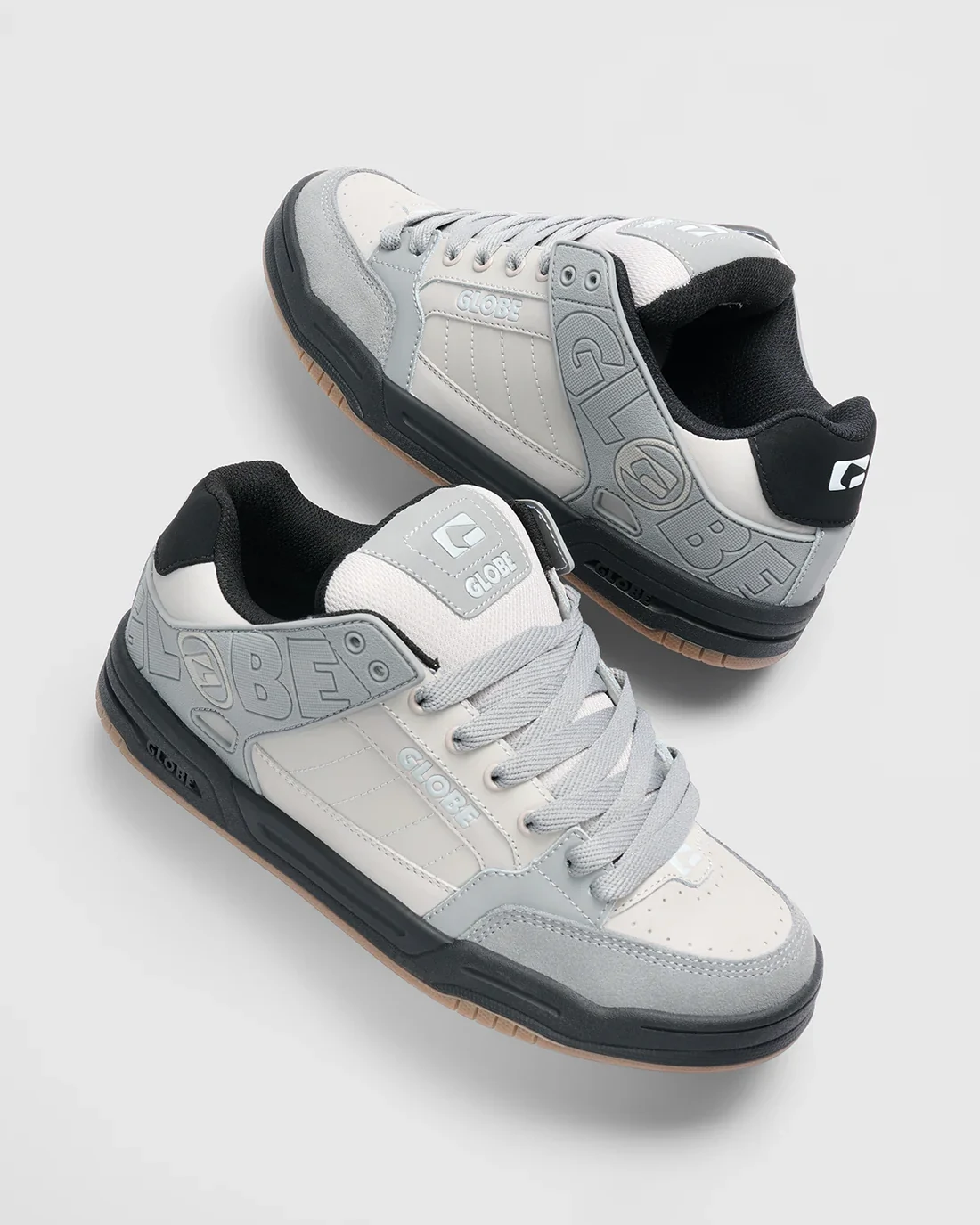 Chaussures de Skate Globe Tilt Titanium Black – Skate Shoes Résistantes & Confort Max