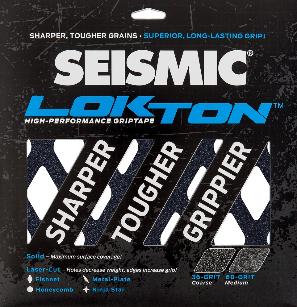 Seismic Lokton 36 Grit Fishnet – Pack 3 Feuilles Grip
