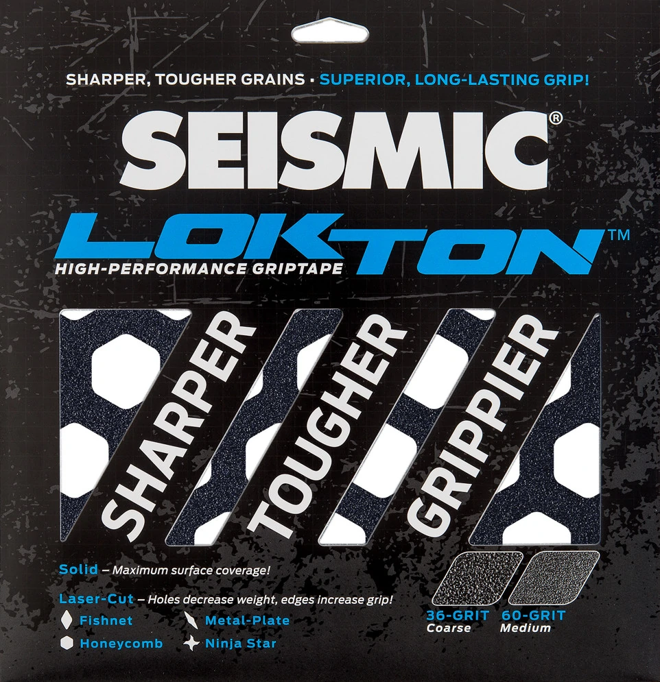 Seismic Lokton 36 Grit Honeycomb – Pack 3 Feuilles