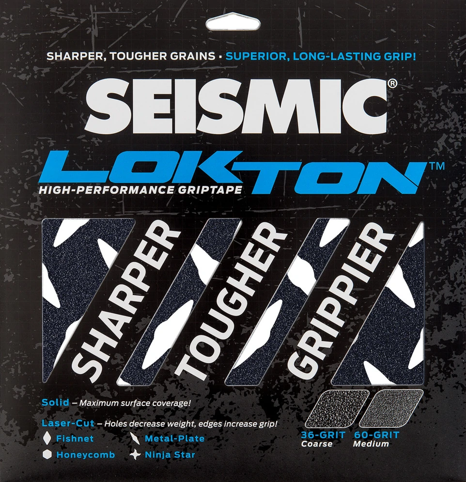 Seismic Lokton 36 Grit Metal-Plate – Pack 3 Feuilles