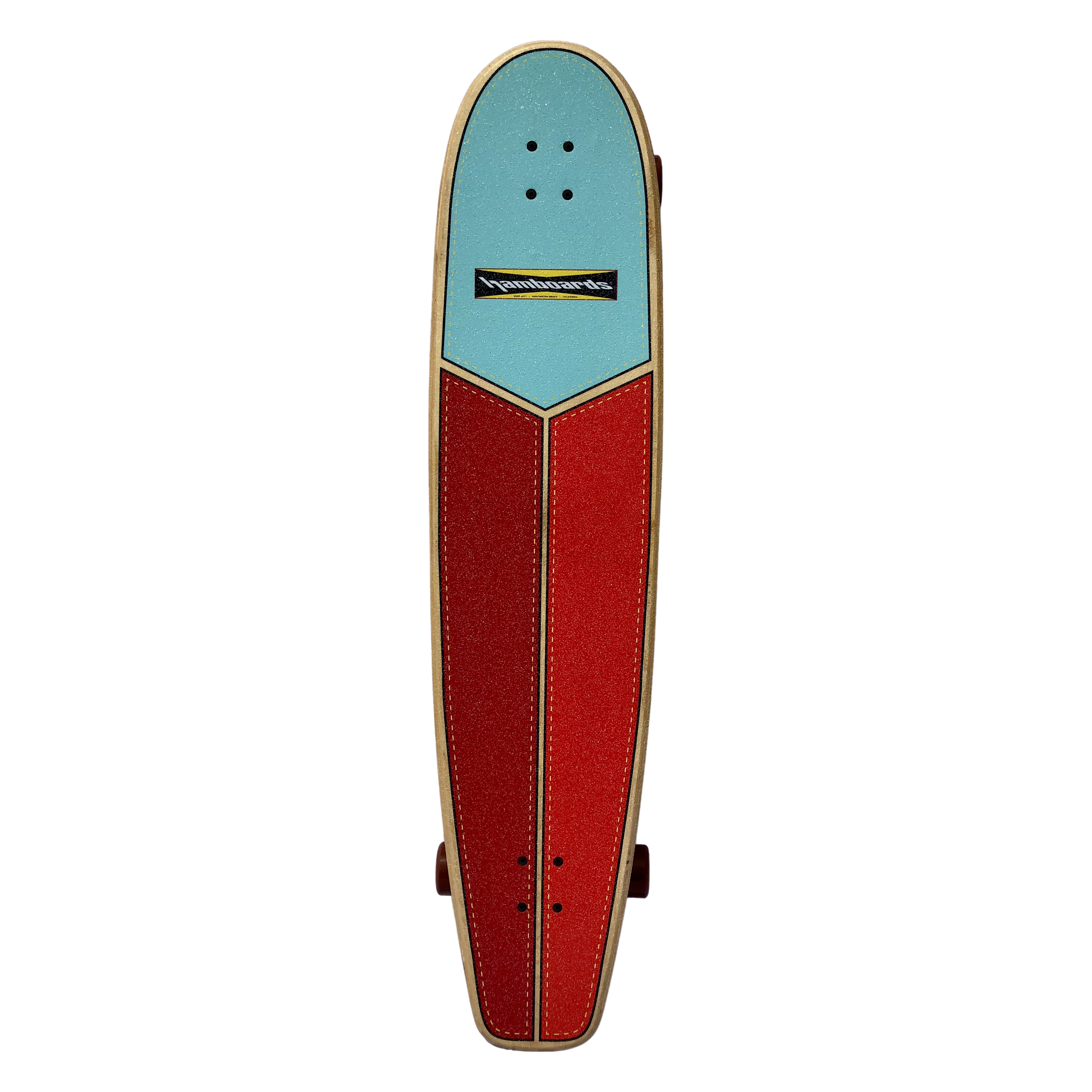 HAMBOARDS Huntington Hop 45" Carving Light Blue Orange Red
