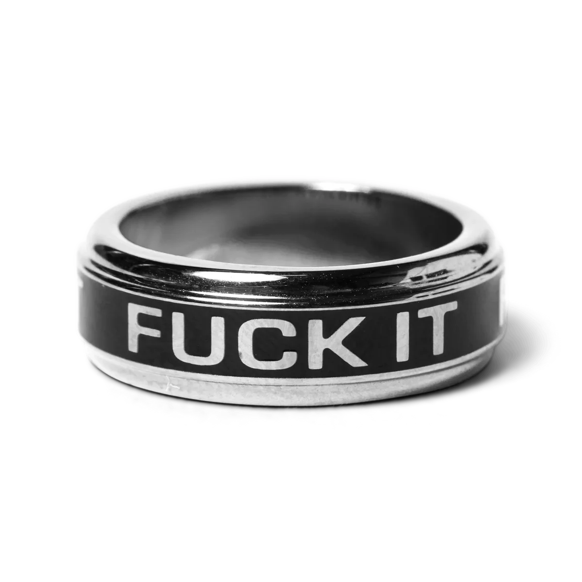 HUF – Bague Mono Ring Silver – Bijou minimaliste et stylé