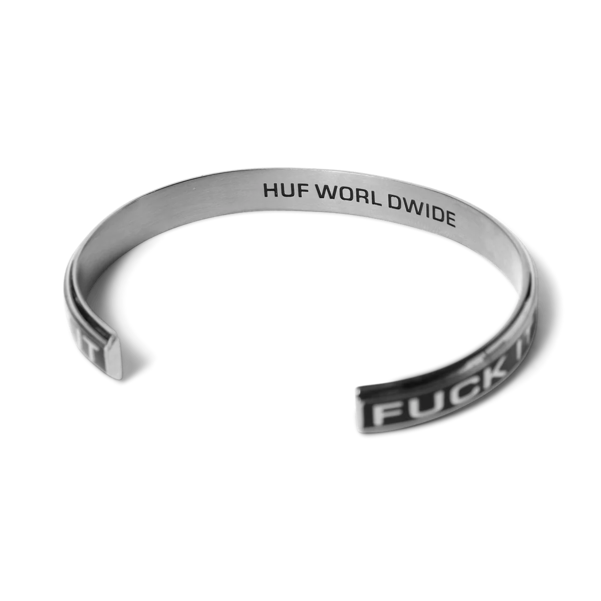 HUF – Bracelet Mono Silver – Sobriété et style au poignet