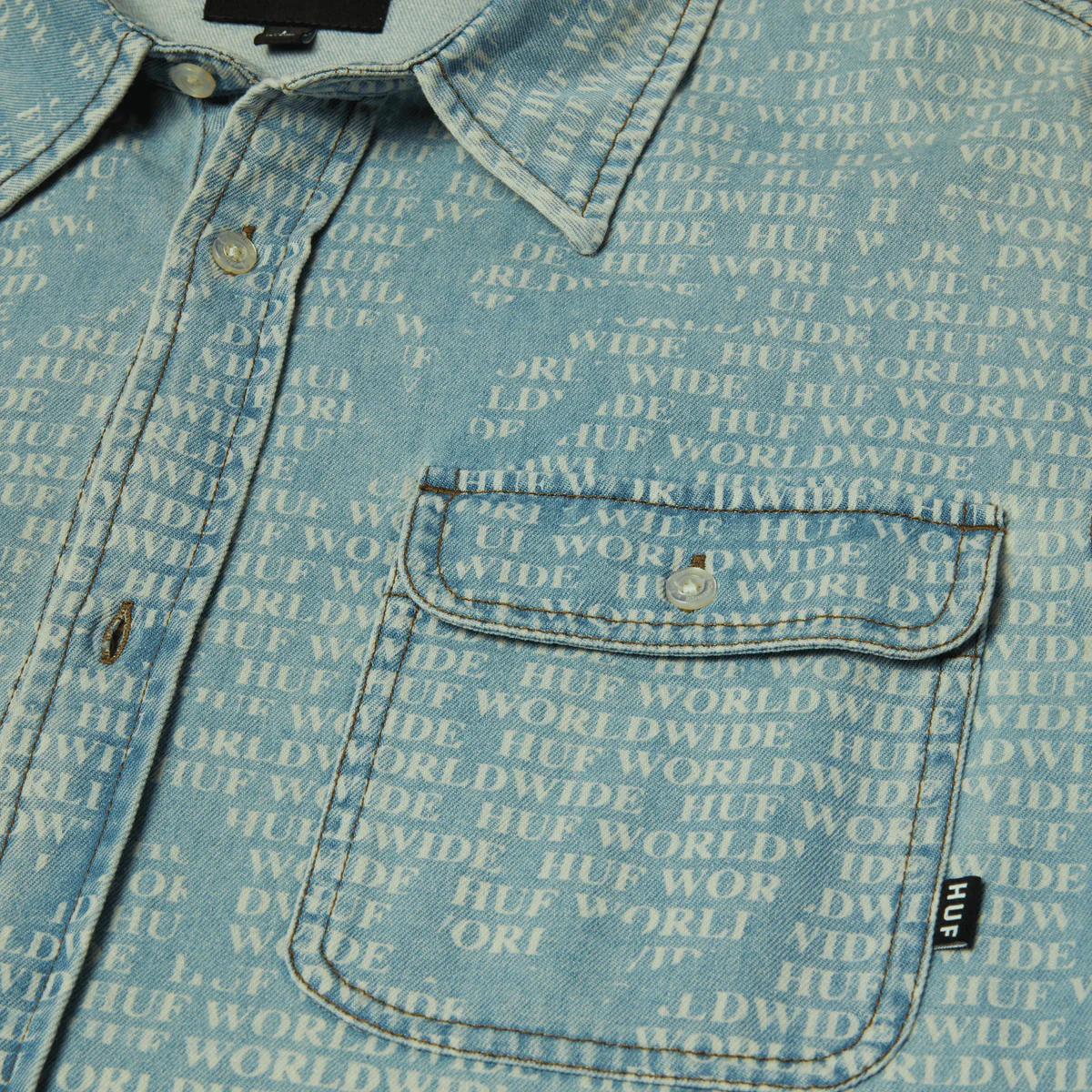 HUF Chemise Ceremony Denim Indigo – Style et confort