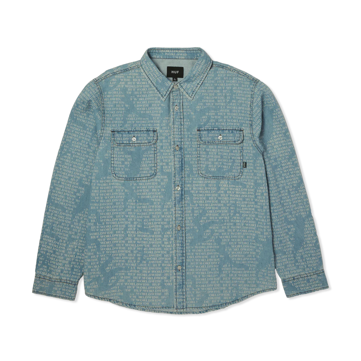 HUF Chemise Ceremony Denim Indigo – Style et confort