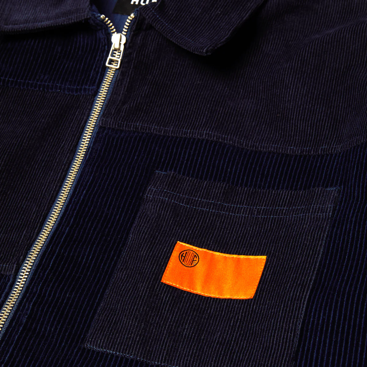 HUF – Union Corduroy Navy – Surchemise en velours côtelé