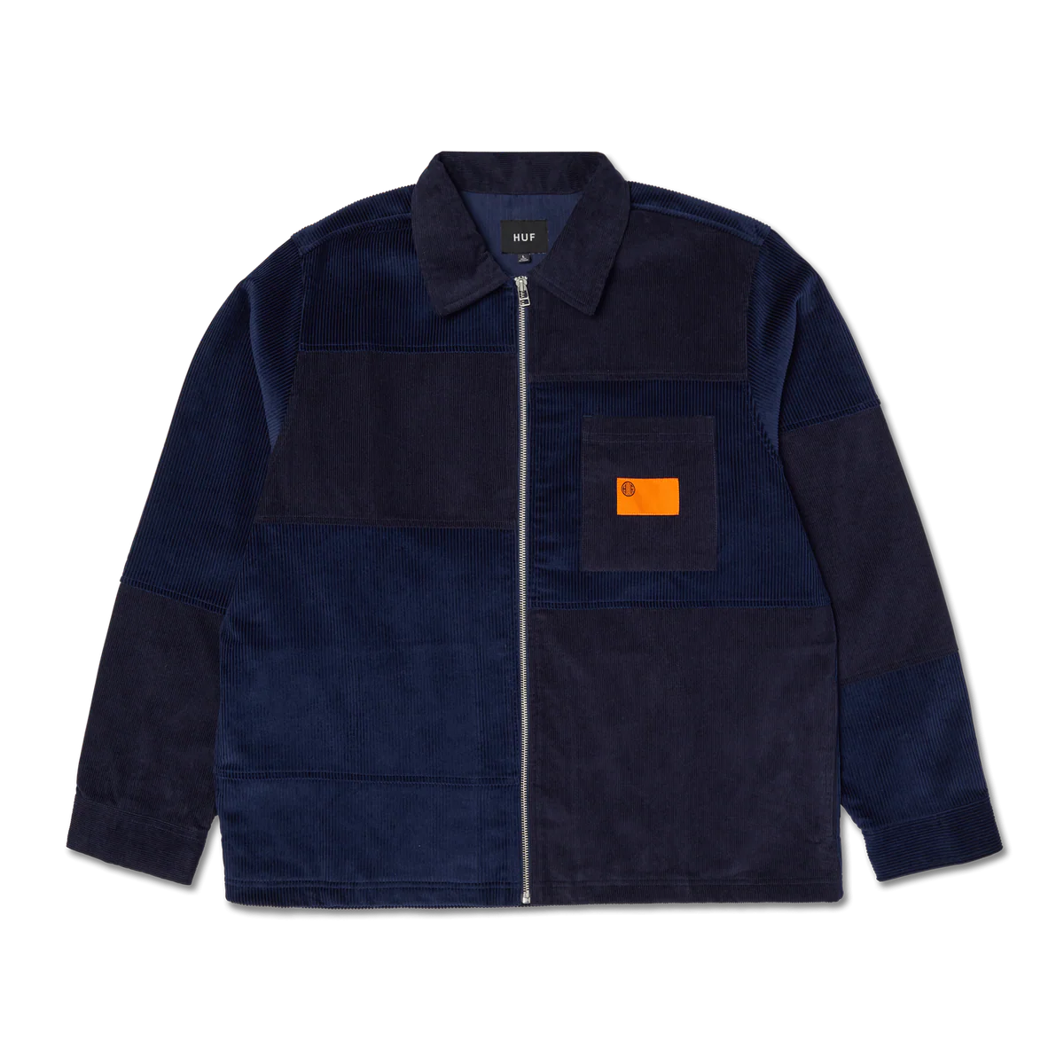 HUF – Union Corduroy Navy – Surchemise en velours côtelé