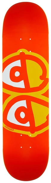 Krooked Deck Eyes Orange 8.25 x 32 – Skateboard Street