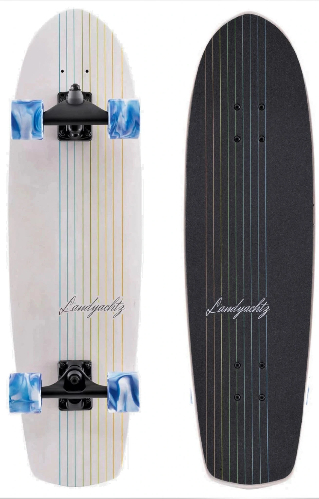 SURF BUTTER Surfskate White Lines 31.2"