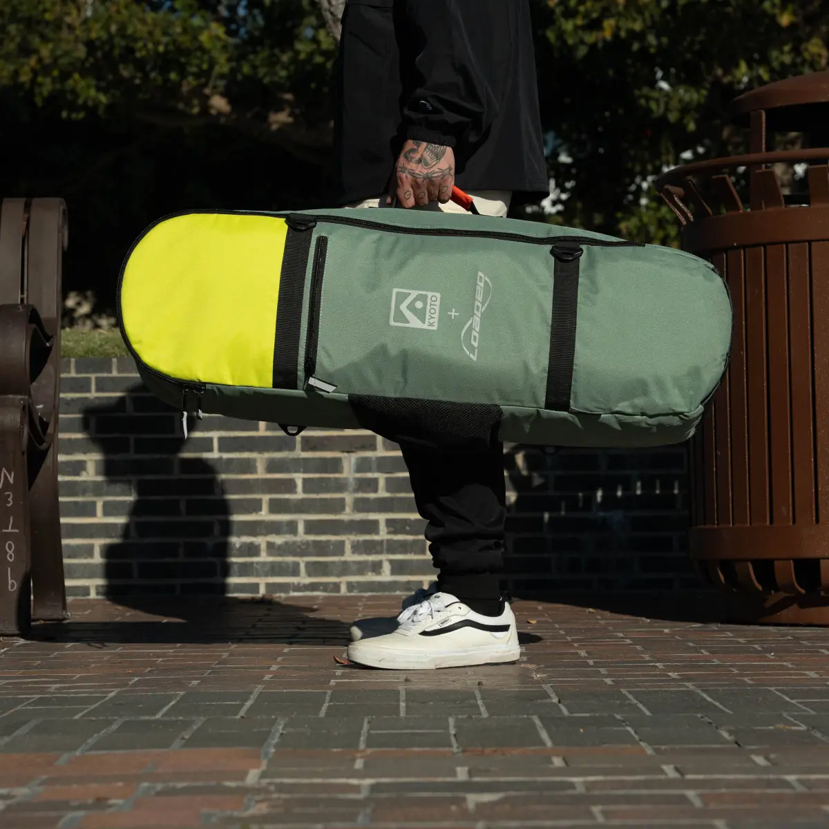 Loaded x Kyoto SB Pro 2 Collab Board Bag Acid Moss – Sac longboard premium ultra résistant