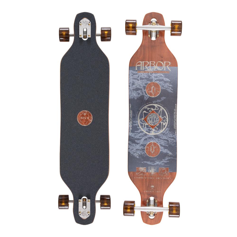 Arbor Axis 40" Journey Evergreen — Longboard Drop-Through