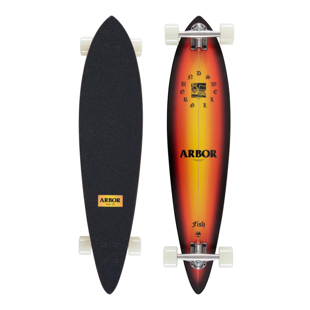 Arbor Groundswell Drifter Fish — Longboard Pintail 37"