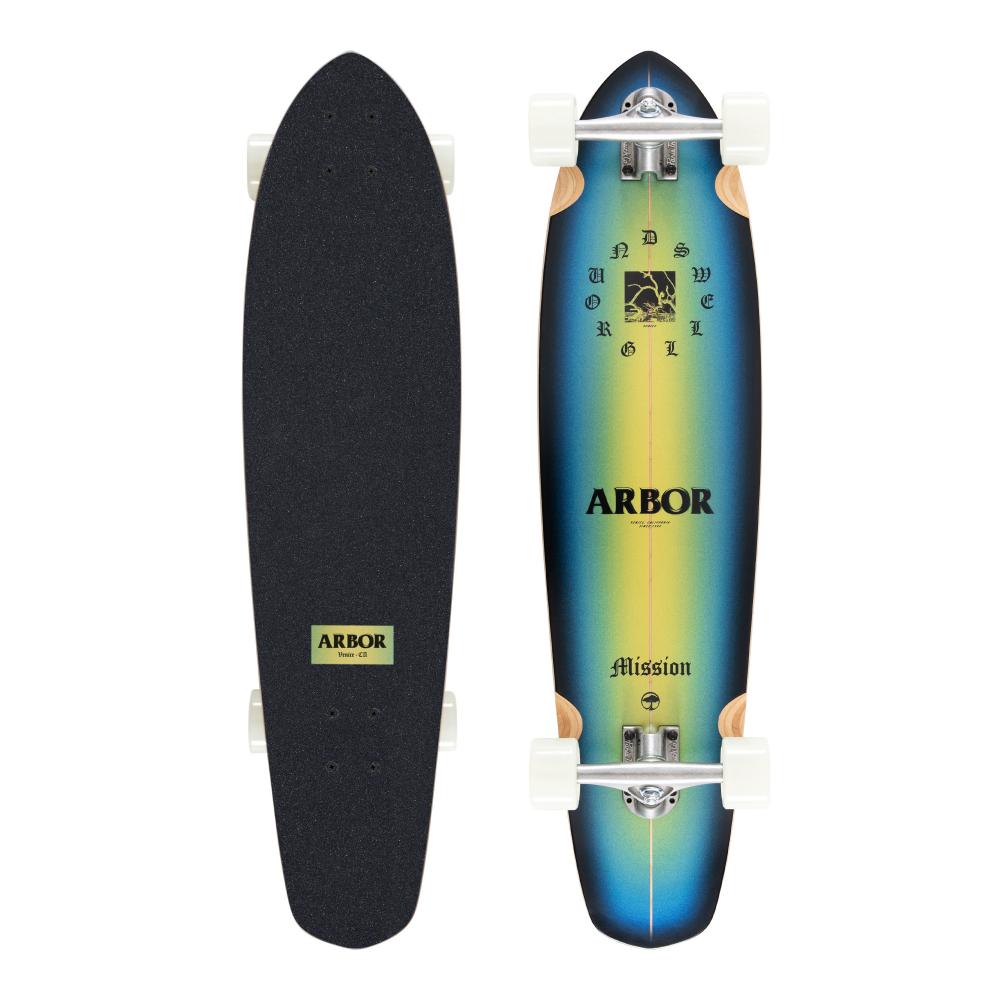 Arbor Groundswell Drifter Mission — Longboard Single-Kick 35"