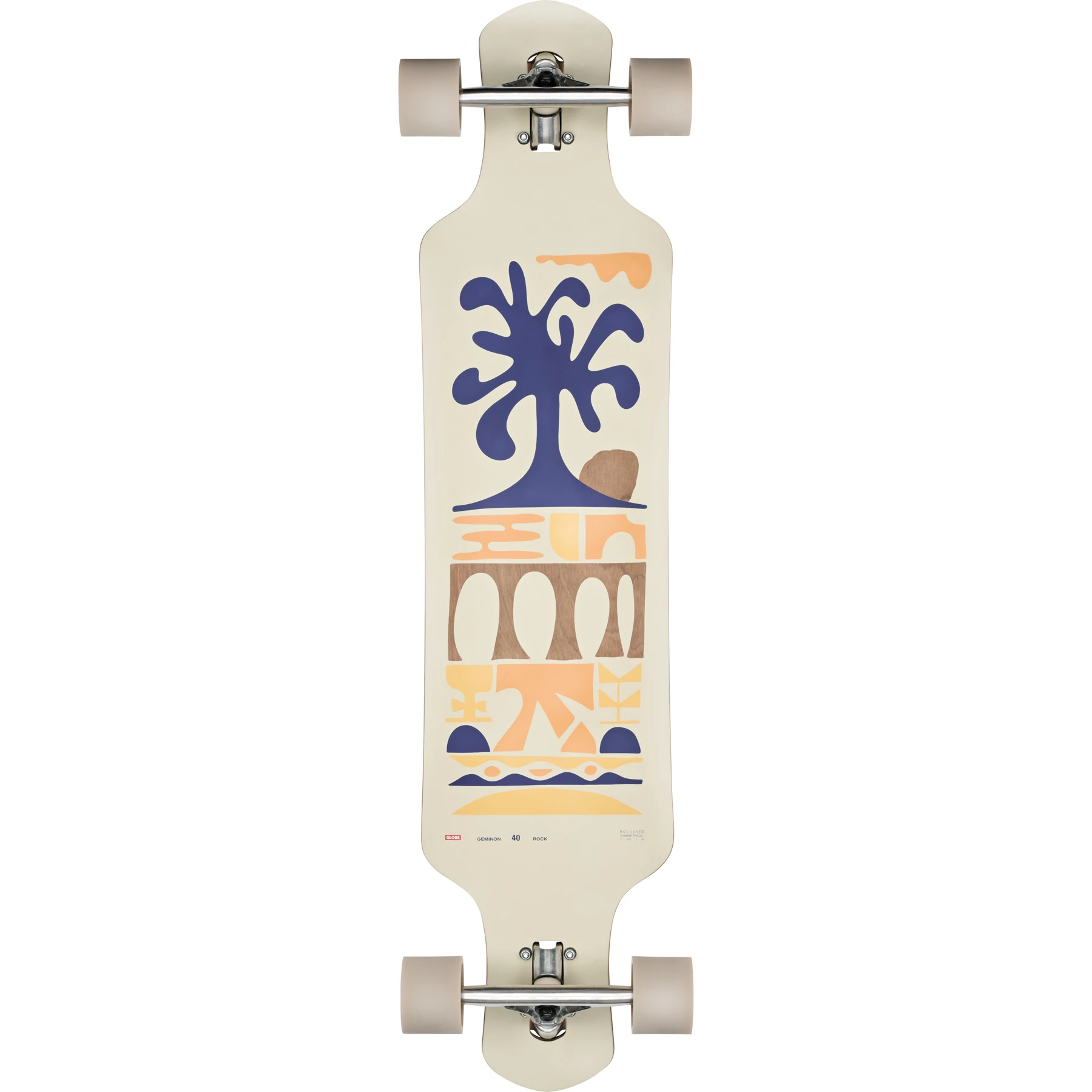 GLOBE Longboard Geminon 40 Rock – Mediterranean